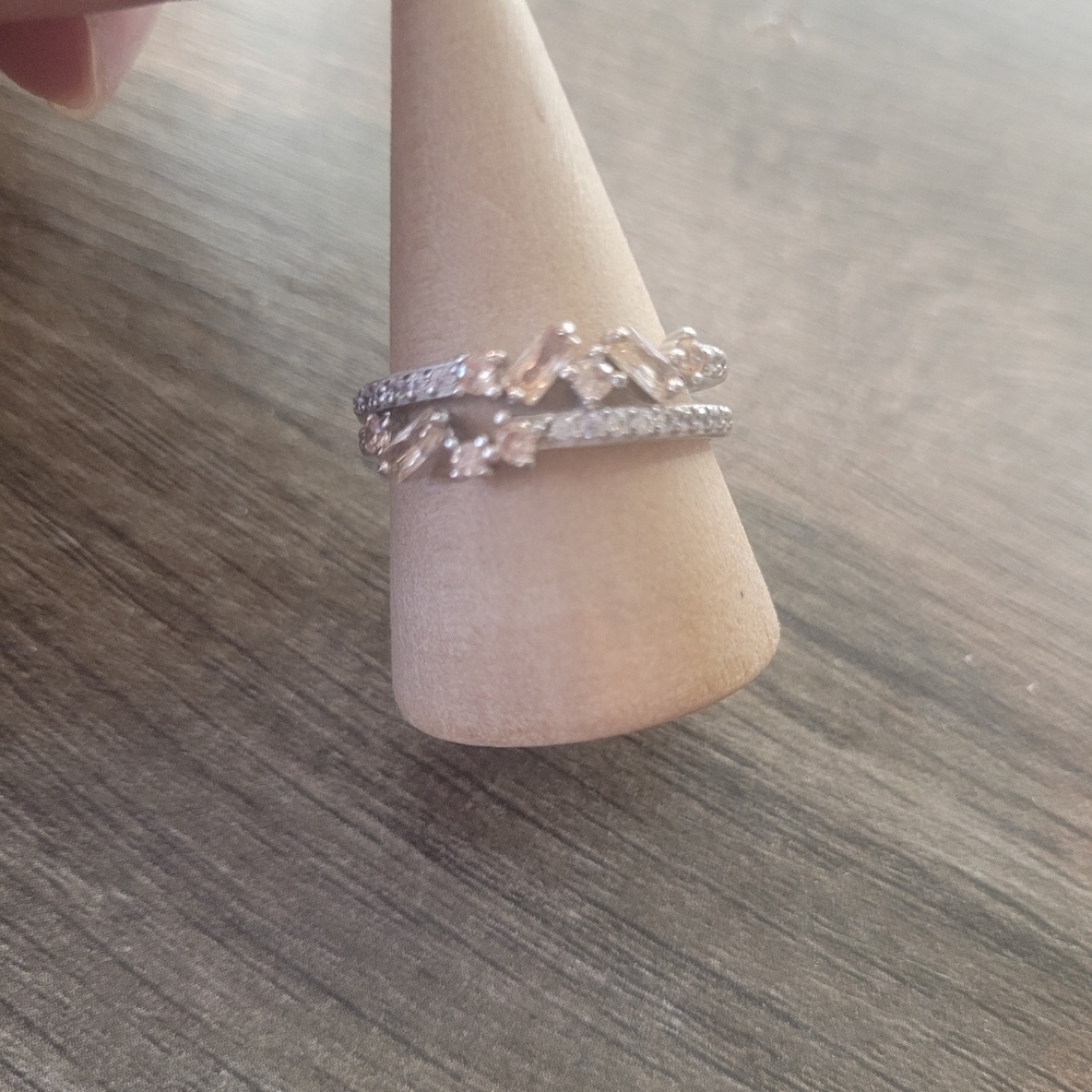 Bomb Party Elegant Smokey Topaz and Silver Women's Ring